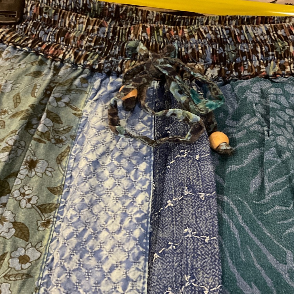 Young Threads Bohemian Patchwork Wide Leg Pants N… - image 4